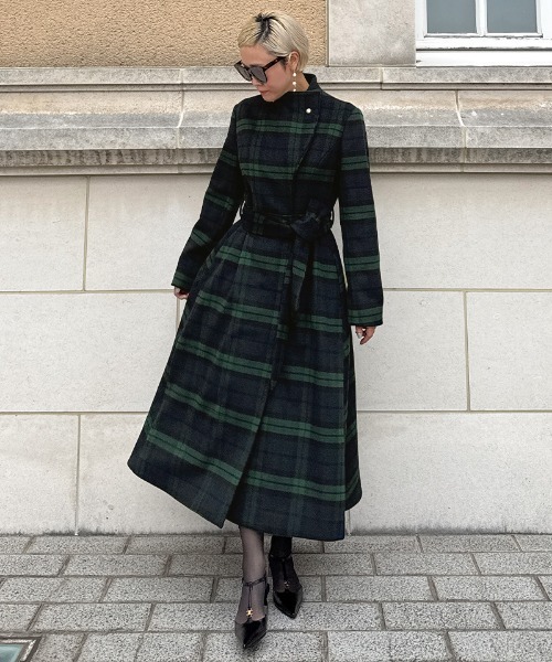 JENNE(ジェンヌ)の「フレンチシックウールコート(その他アウター・レディース・ネイビー/レッド・SMALL/MEDIUM/LARGE)」の1枚目の写真