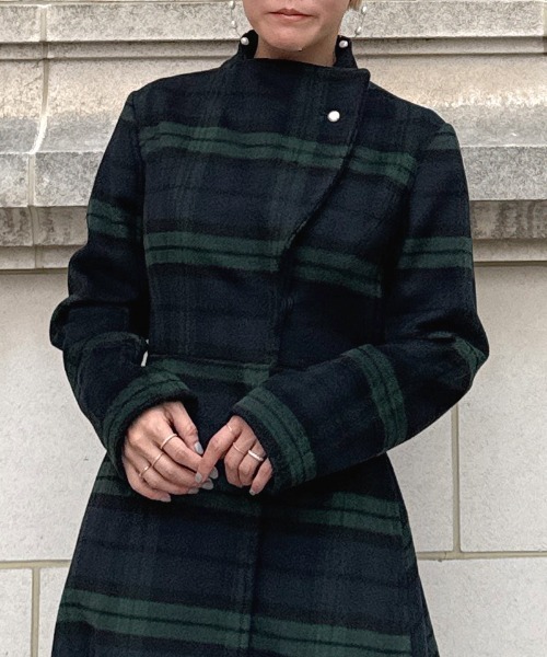 JENNE(ジェンヌ)の「フレンチシックウールコート(その他アウター・レディース・ネイビー/レッド・SMALL/MEDIUM/LARGE)」の10枚目の写真