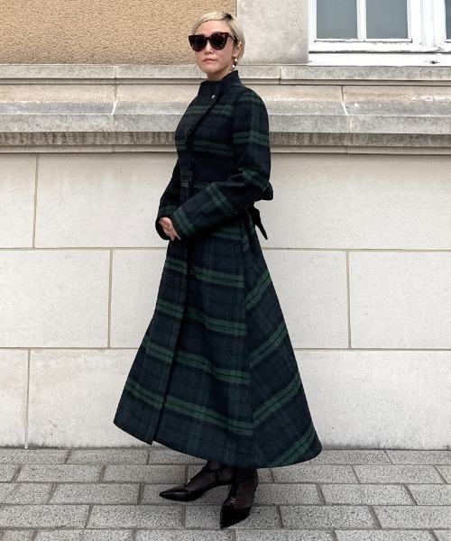 JENNE(ジェンヌ)の「フレンチシックウールコート(その他アウター・レディース・ネイビー/レッド・SMALL/MEDIUM/LARGE)」の12枚目の写真