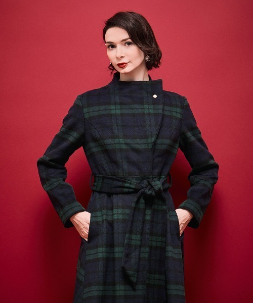 JENNE(ジェンヌ)の「フレンチシックウールコート(その他アウター・レディース・ネイビー/レッド・SMALL/MEDIUM/LARGE)」の15枚目の写真