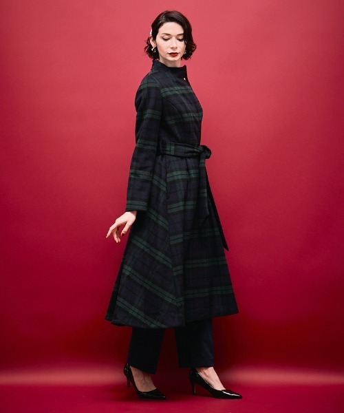 JENNE(ジェンヌ)の「フレンチシックウールコート(その他アウター・レディース・ネイビー/レッド・SMALL/MEDIUM/LARGE)」の4枚目の写真