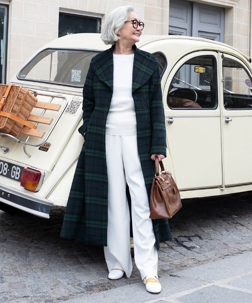 JENNE(ジェンヌ)の「フレンチシックウールコート(その他アウター・レディース・ネイビー/レッド・SMALL/MEDIUM/LARGE)」の6枚目の写真