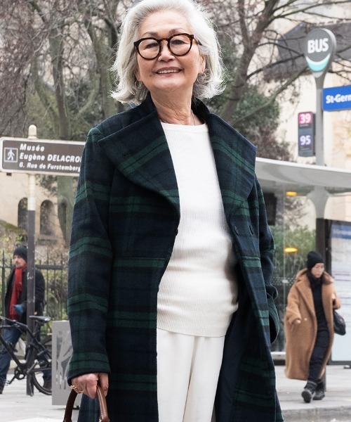 JENNE(ジェンヌ)の「フレンチシックウールコート(その他アウター・レディース・ネイビー/レッド・SMALL/MEDIUM/LARGE)」の7枚目の写真