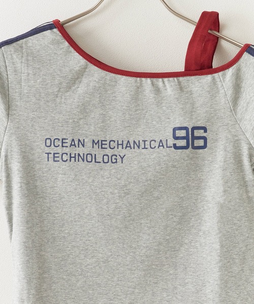 ROOPTOKYO(ループトウキョウ)の「スポーティーデザイン ワンショルダーカットソー(Tシャツ/カットソー・レディース・ブルー/ライトブルー/ホワイト/グレー・FREE)」の12枚目の写真