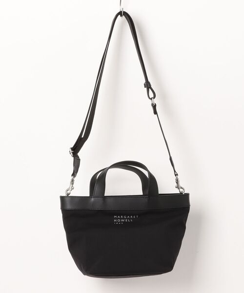 マーガレット・ハウエル アイデア トートバッグ2way ブラック　マザーズバッグ MARGARET HOWELL idea 【正規販売店】MARGARET ヴィンテージ