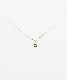 081Ne⭐️ 【エメラルド】　ネックレス　U字　グリーン　CZS925 ゴールド エメラルド グリーン」に該当するネックレスファッション通販