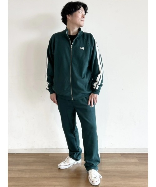 セール】ヴィンテージソフト トラックジャケット（スウェット）｜GAP
