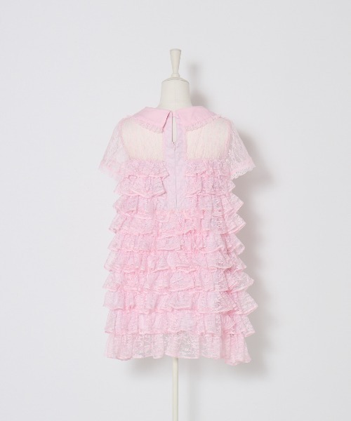 AVENCHUMU(アバンチュウム)の「Full of frills lace tiered one piece(ワンピース・レディース・ブラック/ピンク/ホワイト・FREE)」の12枚目の写真
