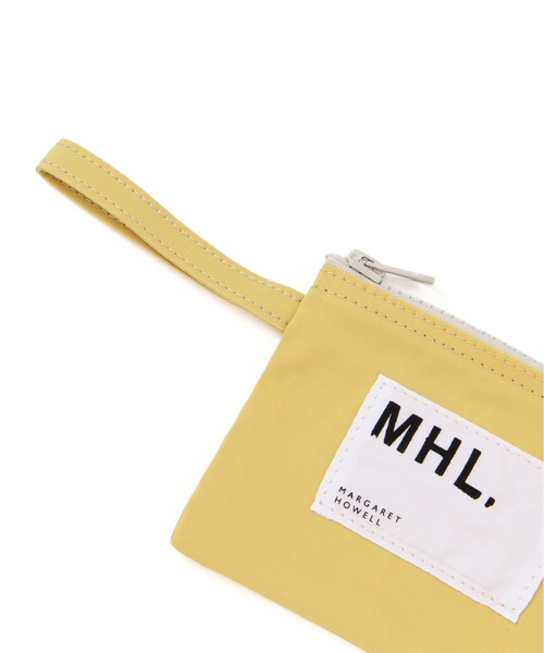 MHL.（エムエイチエル）の「TOUGH COTTON NYLON（ポーチ・レディース・イエロー/ブラック・FREE）」の4枚目の写真