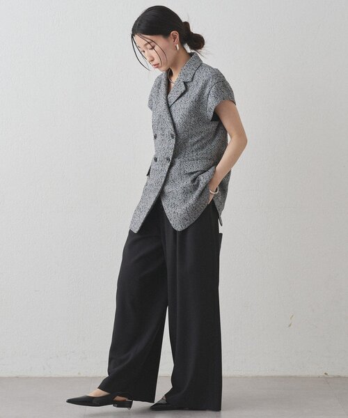 LOUNGEDRESS（ラウンジドレス）の「キャップスリーブWジレ（ベスト