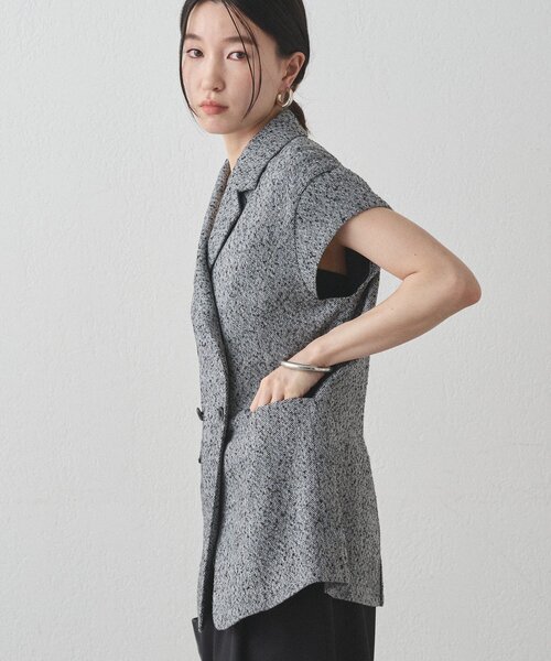LOUNGEDRESS（ラウンジドレス）の「キャップスリーブWジレ（ベスト