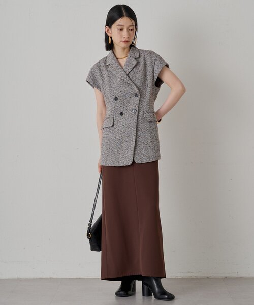 LOUNGEDRESS（ラウンジドレス）の「キャップスリーブWジレ（ベスト