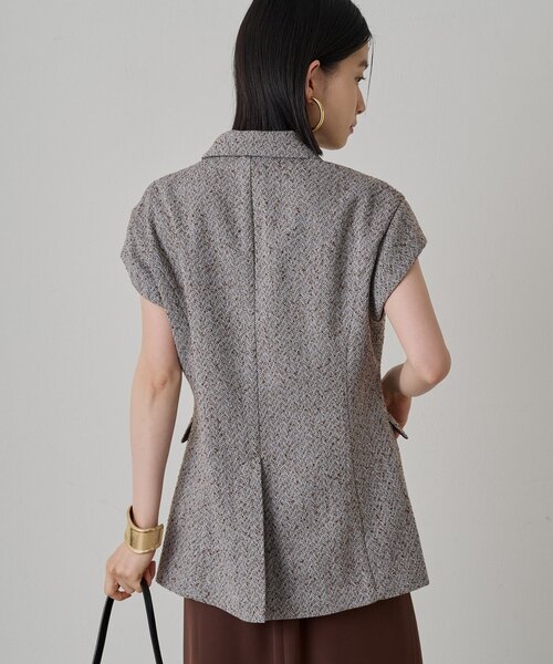 LOUNGEDRESS（ラウンジドレス）の「キャップスリーブWジレ（ベスト