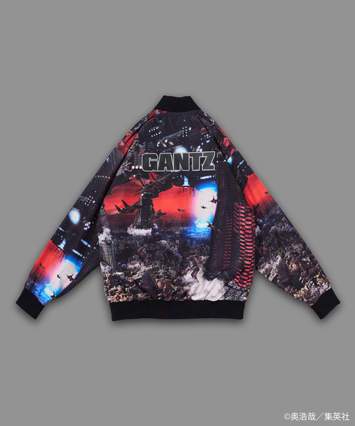 417 EDIFICE(フォーワンセブンエディフィス)の「GANTZ / ガンツ 417別注 COLOR WORKSブルゾン(ナイロンジャケット・メンズ・ブラック・LARGE/X-LARGE/MEDIUM)」の4枚目の写真