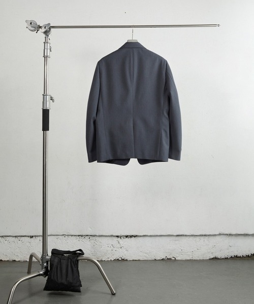 NVRFRGT(ネヴァーフォーゲット)の「SINGLE-BREASTED BLAZER(テーラードジャケット・メンズ・ブラック/ダークグレー・1/2)」の7枚目の写真