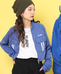 NERDY（ノルディ）の「カーゴクロップトトラックトップ（ブルゾン）」