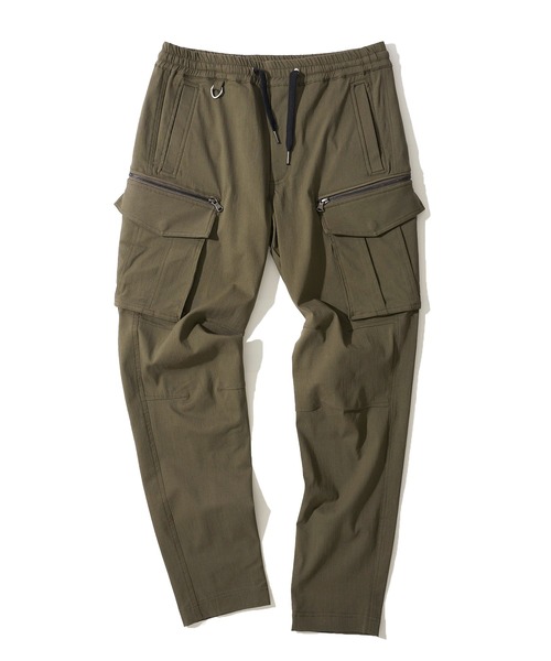 TETE HOMME(テットオム)の「ストレッチカーゴパンツ(カーゴパンツ・メンズ・ブラック/カーキ/カーキオリーブ・MEDIUM/LARGE/X-LARGE)」の2枚目の写真