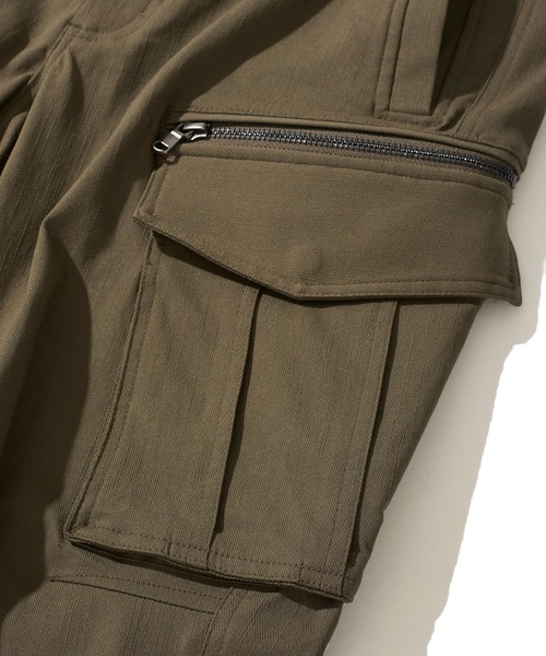 TETE HOMME(テットオム)の「ストレッチカーゴパンツ(カーゴパンツ・メンズ・ブラック/カーキ/カーキオリーブ・MEDIUM/LARGE/X-LARGE)」の6枚目の写真