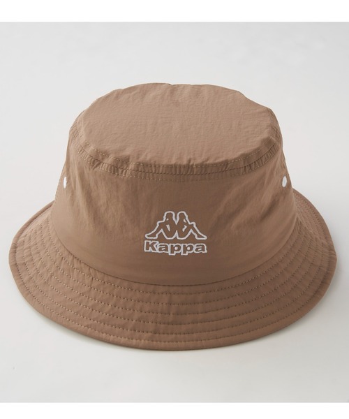 Kappa（カッパ）の「撥水ハット（ハット・レディース・オレンジ/ブラック/グレイッシュベージュ・FREE）」の3枚目の写真