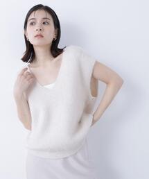 ◇ヘアリーＶネックベスト