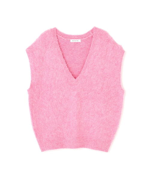 NATURAL BEAUTY BASIC(ナチュラルビューティーベーシック)の「◇ヘアリーVネックベスト(ベスト・レディース・マジェンタ/オフホワイト/グレー・FREE)」の11枚目の写真