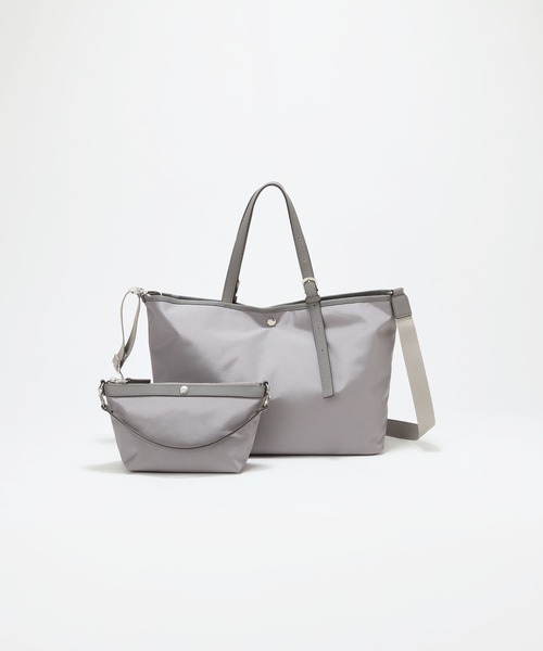 Breath TOPKAPI(ブレストプカピ)の「【Breath TOPKAPI】撥水 2way A4 トートバッグ / ミニポーチセット(トートバッグ・レディース・ブラック/グレー・FREE)」の16枚目の写真
