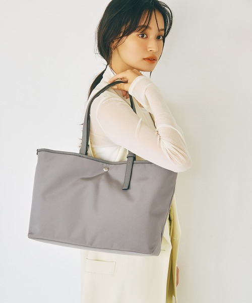 Breath TOPKAPI(ブレストプカピ)の「【Breath TOPKAPI】撥水 2way A4 トートバッグ / ミニポーチセット(トートバッグ・レディース・ブラック/グレー・FREE)」の3枚目の写真