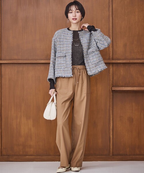 23区　シアーリブニット Oggi掲載】シアーリブニット | NATURAL BEAUTY BASIC（ナチュラル