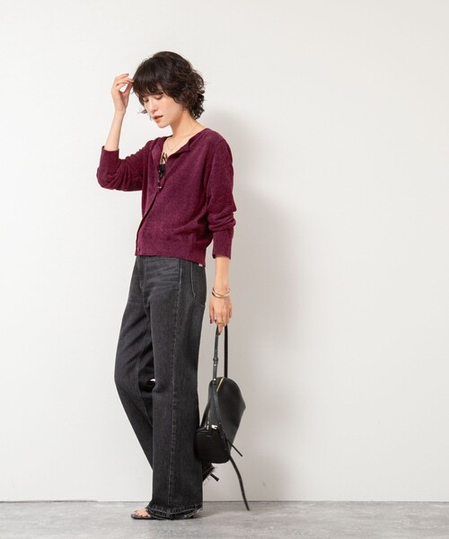 セール】《手洗い可能》《アンサンブル対応》モールヤーンクルーネック