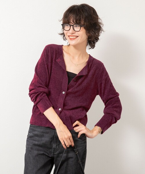 セール】《手洗い可能》《アンサンブル対応》モールヤーンクルーネック