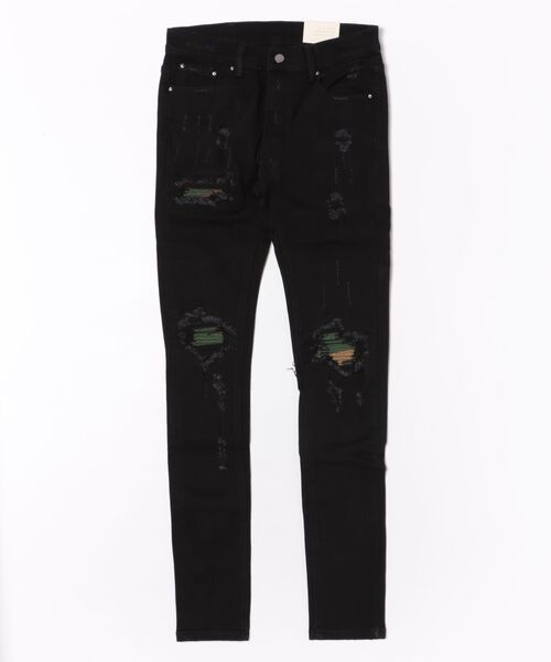 セール】【mnml】X204 CAMO STRETCH DENIM [I]（デニムパンツ）｜mnml