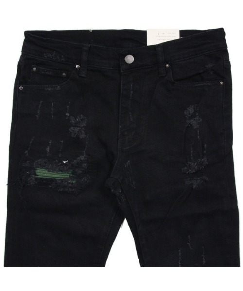 mnml（ミニマル）の「【mnml】X204 CAMO STRETCH DENIM [I]（デニムパンツ・メンズ・ブルー/ブラック・28/29/30/32/34/36/38）」の5枚目の写真