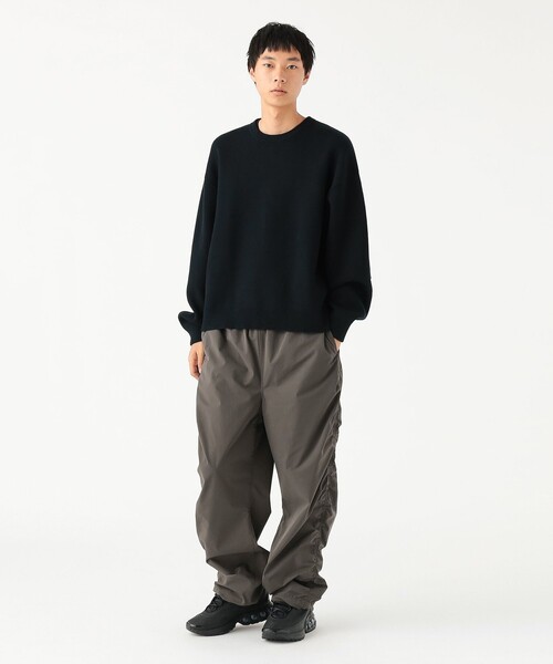 BEAMS(ビームス)の「ワイドストレート パッカリング イージーパンツ (撥水)(その他パンツ・メンズ・チャコールグレー/ブラック/ベージュ・M/S/XL/L)」の7枚目の写真