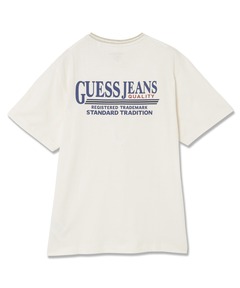 GUESS JEANS Cn Ss Reg Front Back Print