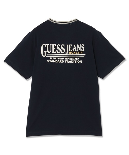 GUESS JEANS Cn Ss Reg Front Back Print 半袖Tシャツ | GUESS(ゲス