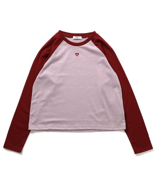 algy（アルジー）の「ラグランワンポイントロンT（Tシャツ/カットソー・キッズ・ネイビー/レッド/ブラウン/ブラック・MEDIUM/X-SMALL/XX-SMALL/SMALL）」の17枚目の写真