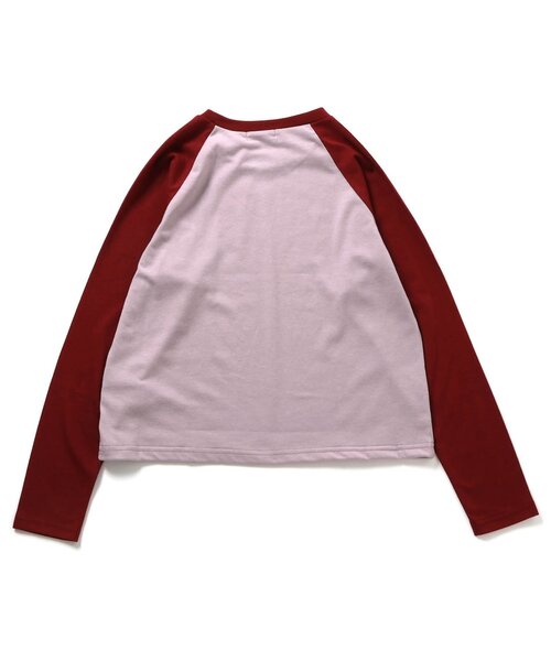 algy（アルジー）の「ラグランワンポイントロンT（Tシャツ/カットソー・キッズ・ネイビー/レッド/ブラウン/ブラック・MEDIUM/X-SMALL/XX-SMALL/SMALL）」の18枚目の写真