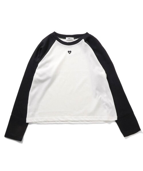 algy（アルジー）の「ラグランワンポイントロンT（Tシャツ/カットソー・キッズ・ネイビー/レッド/ブラウン/ブラック・MEDIUM/X-SMALL/XX-SMALL/SMALL）」の19枚目の写真