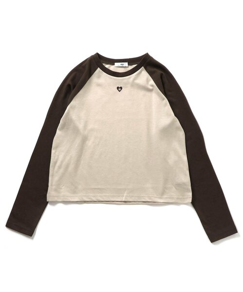 algy（アルジー）の「ラグランワンポイントロンT（Tシャツ/カットソー・キッズ・ネイビー/レッド/ブラウン/ブラック・MEDIUM/X-SMALL/XX-SMALL/SMALL）」の20枚目の写真