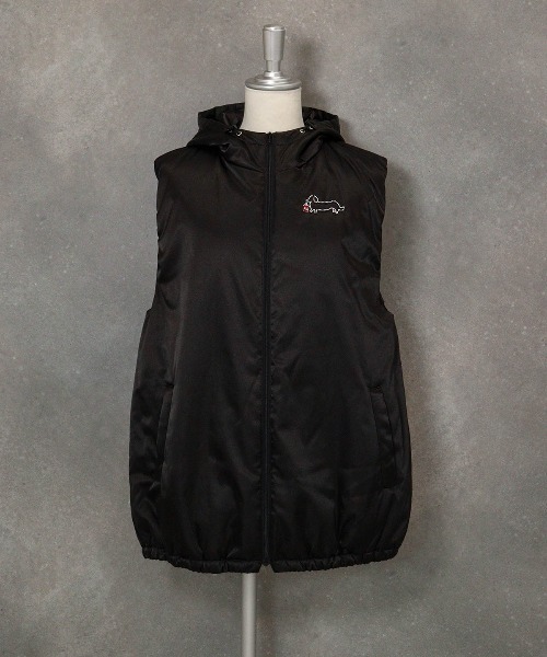komari 　　　PICONE ピッコーネ　コート　フード付き中綿ベスト STUDIO PICONE（スタジオピッコーネ）の「フード付き撥水中綿ベスト