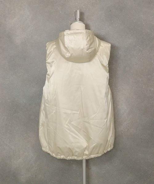 STUDIO PICONE（スタジオピッコーネ）の「フード付き撥水中綿ベスト