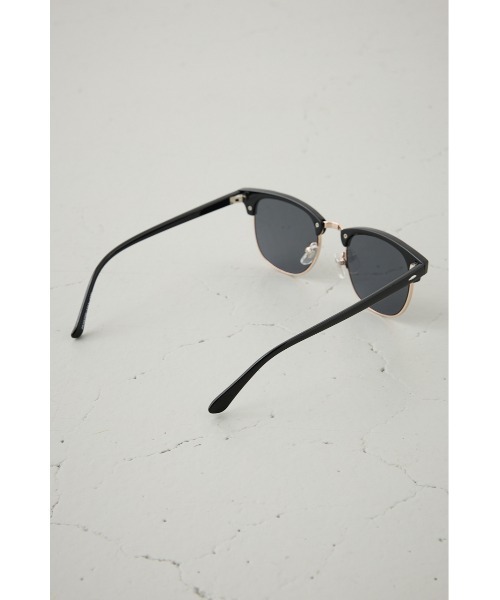 AZUL by moussy（アズールバイマウジー）の「ハーフスリムフレームアイウェア（メガネ・メンズ・ブラウン系その他/ブラック系その他・FREE）」の7枚目の写真