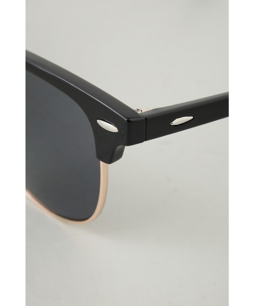 AZUL by moussy（アズールバイマウジー）の「ハーフスリムフレームアイウェア（メガネ・メンズ・ブラウン系その他/ブラック系その他・FREE）」の10枚目の写真