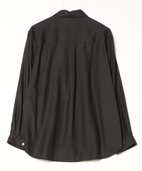 MAISON SPECIAL(メゾンスペシャル)の「《UNISEX》Wool Like Regular-Over Shirt/ウールライクレギュラーオーバーシャツ【MAISON SPECIAL/メゾンスペシャル】(シャツ/ブラウス・メンズ・グレー/ブラック/ベージュ/ブラウン/グレイッシュベージュ・1/2/0)」の21枚目の写真