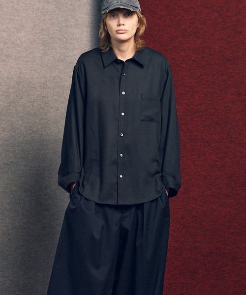 MAISONSPECIAL メゾンスペシャル オーバーシャツ 長袖シャツ UNISEX》【LIMITED EDITION】Prime-Over Shirt/プライムオーバー