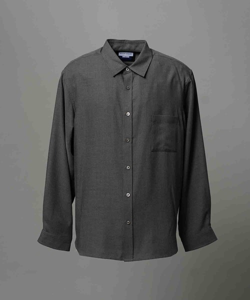 UNISEX》Wool Like Regular-Over Shirt/ウールライクレギュラー