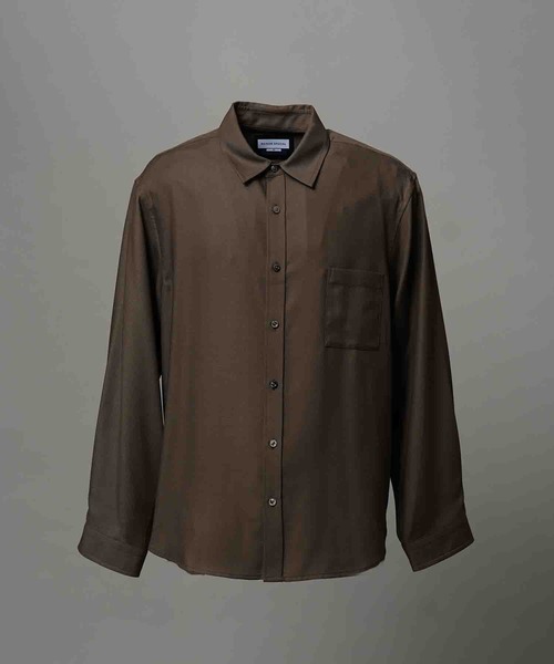 UNISEX》Wool Like Regular-Over Shirt/ウールライクレギュラー