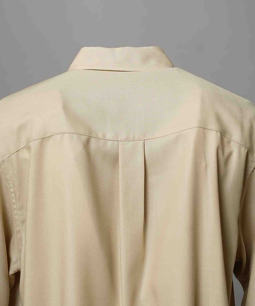 MAISON SPECIAL(メゾンスペシャル)の「《UNISEX》Wool Like Regular-Over Shirt/ウールライクレギュラーオーバーシャツ【MAISON SPECIAL/メゾンスペシャル】(シャツ/ブラウス・メンズ・グレー/ブラック/ベージュ/ブラウン/グレイッシュベージュ・1/2/0)」の17枚目の写真