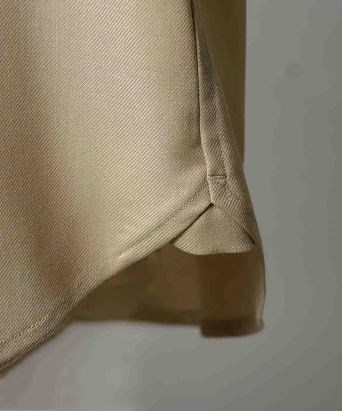 MAISON SPECIAL(メゾンスペシャル)の「《UNISEX》Wool Like Regular-Over Shirt/ウールライクレギュラーオーバーシャツ【MAISON SPECIAL/メゾンスペシャル】(シャツ/ブラウス・メンズ・グレー/ブラック/ベージュ/ブラウン/グレイッシュベージュ・1/2/0)」の20枚目の写真