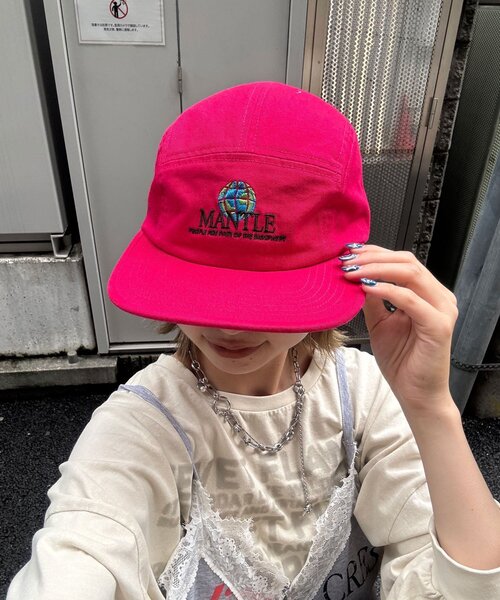 CIAOPANIC（チャオパニック）の「地球ロゴキャップ（キャップ・レディース・ブルー/レッド/ネイビー・ONE SIZE）」の3枚目の写真